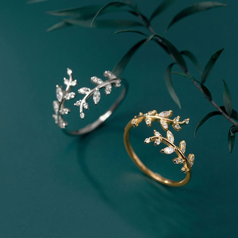Elegant Branch Ring – Adjustable Nature-Inspired Design (Gold & Silver)